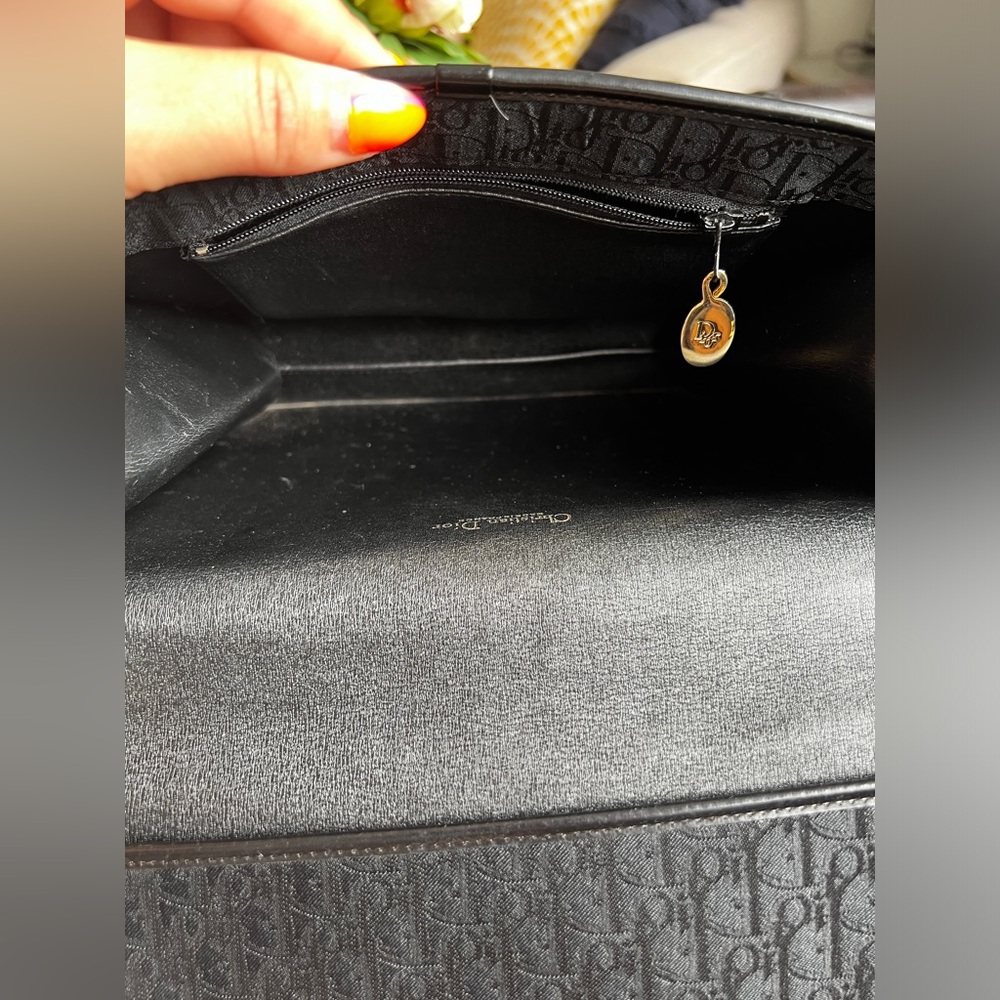 SOLD ❌ Vintage Dior Trotter Clutch with COA - Picture 10 of 12